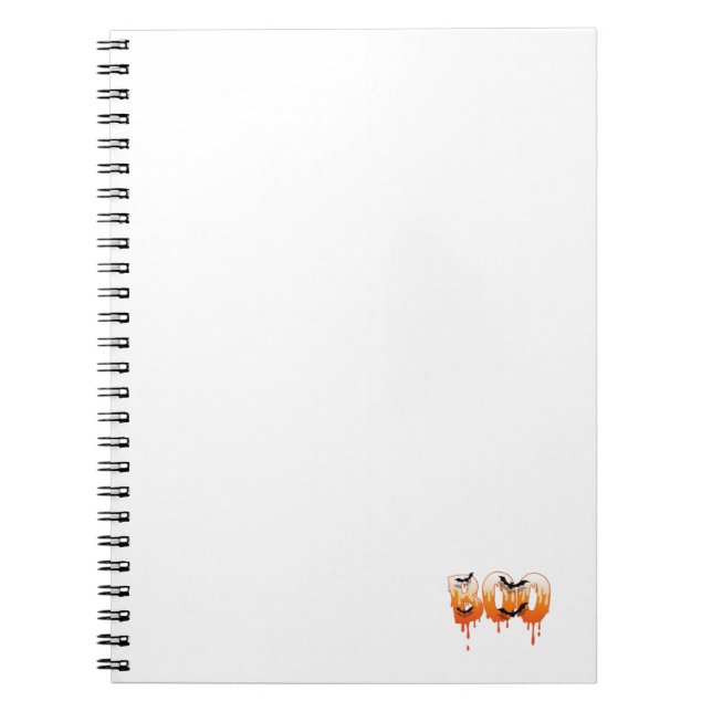 Halloween Natt Illustration Anteckningsbok (Framsidan)