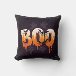 Halloween Natt Illustration Kudde