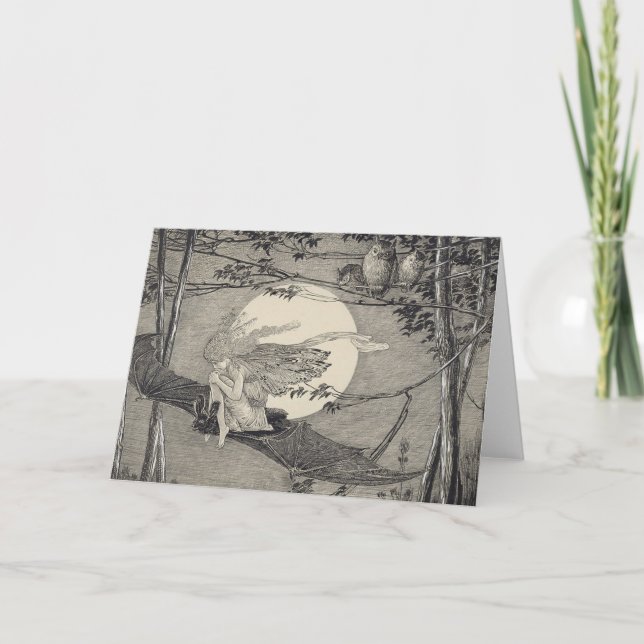 Halloween natt kort (Framsida)