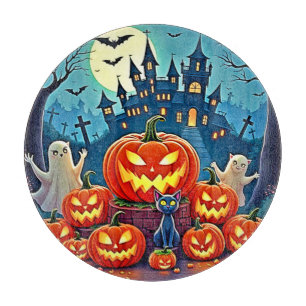 Halloween-natt: Kuslig Rolig Konst