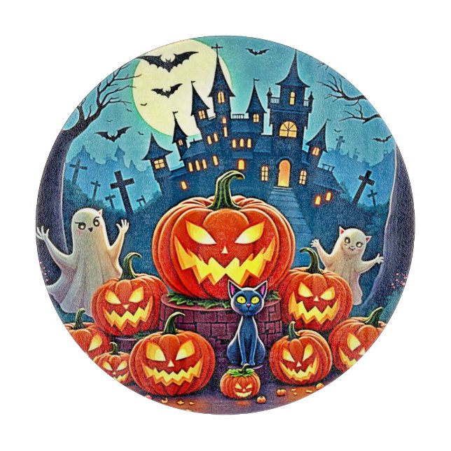 Halloween-natt: Kuslig Rolig Konst (Framsidan)