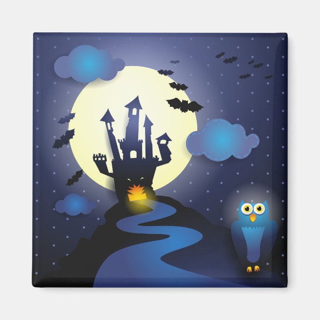 Halloween Natt, magnet (Framsidan)