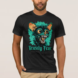 Halloween natt odjurlig rädsla t shirt