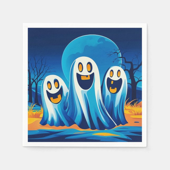 Halloween natt pappersservett (Framsidan)