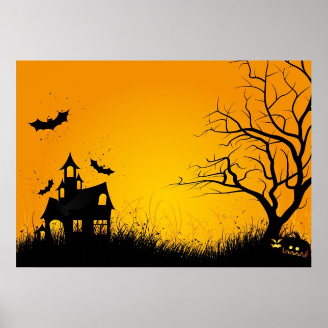 Halloween natt poster (Framsidan)