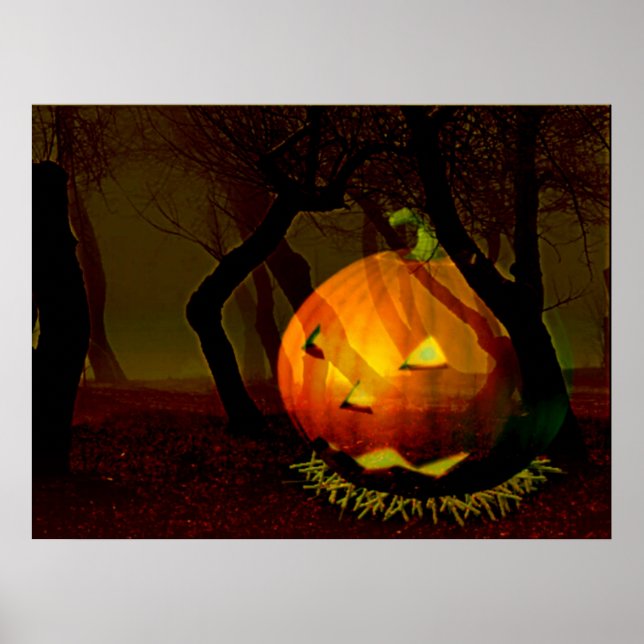 Halloween Natt Poster (Framsidan)