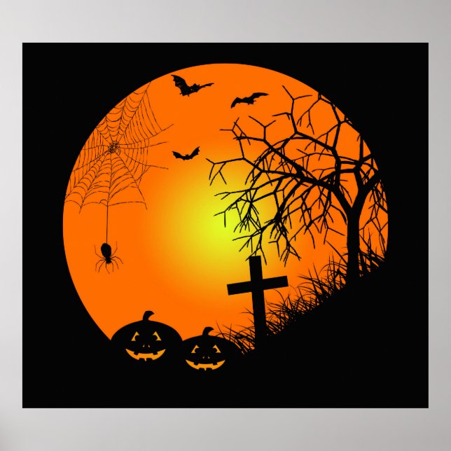Halloween natt poster (Framsidan)
