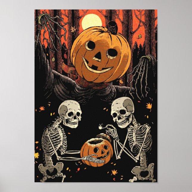 Halloween Natt Poster (Framsidan)
