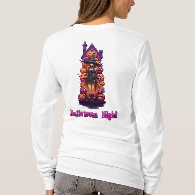 Halloween Natt (Pumpkin) T Shirt (Baksida)