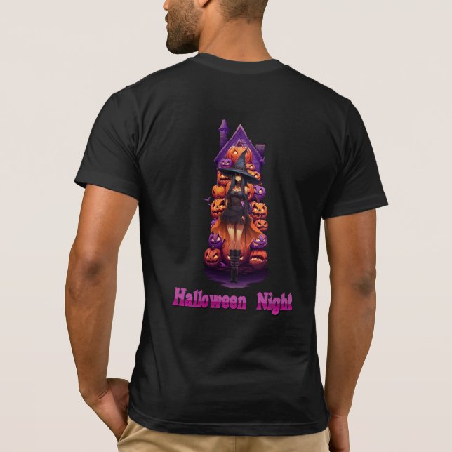 Halloween Natt (Pumpkin) T Shirt (Baksida)