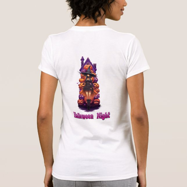 Halloween Natt (Pumpkin) T Shirt (Baksida)