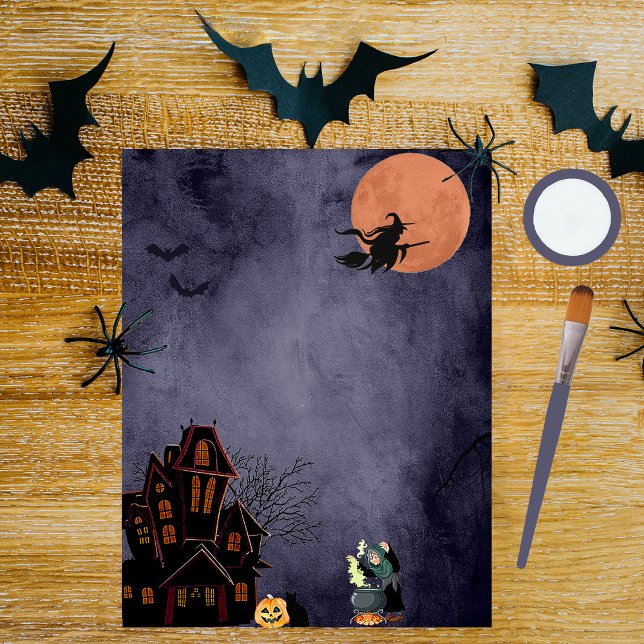Halloween natt Scrapbook papper (Skapare uppladdad)