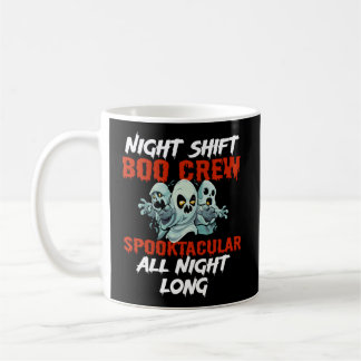 Halloween Natt Shift Worker Graveyard Duty Spooky Kaffemugg