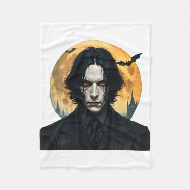 Halloween Natt - Vampyre Stigning Fleecefilt (Framsidan)