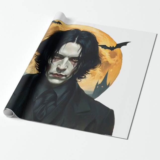 Halloween Natt - Vampyre Stigning Presentpapper (Utrullad)