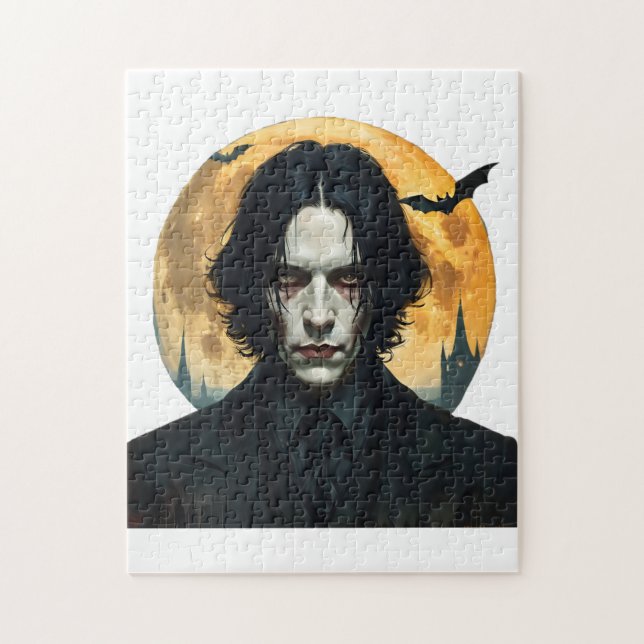 Halloween Natt - Vampyre Stigning Pussel (Vertikal)