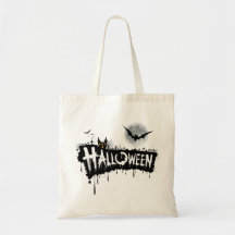 Halloween Nattdesign Tote Bag
