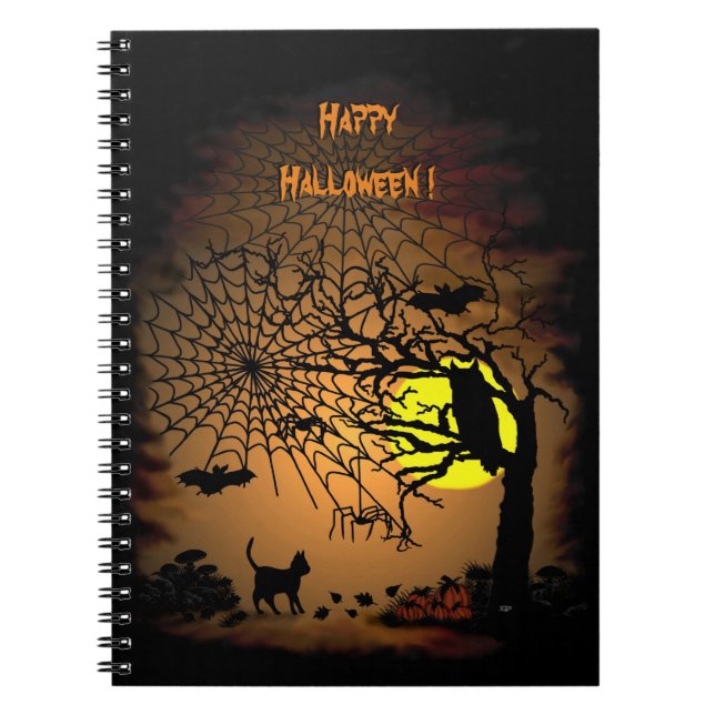 Halloween Natten, Happy halloween! Anteckningsbok (Framsidan)
