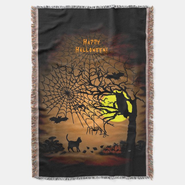 Halloween Natten, Happy halloween! Filt (Framsidan Vertikal)