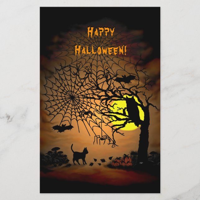 Halloween Natten, Happy halloween! Flyer (Framsidan)