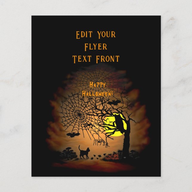 Halloween Natten, Happy halloween! Flygblad (Framsidan)