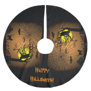 Halloween Natten, Happy halloween! Julgransmatta Borstad Polyester