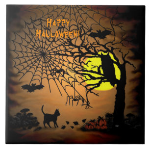 Halloween Natten, Happy halloween! Kakelplatta