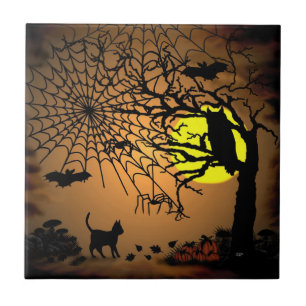 Halloween Natten, Happy halloween! Kakelplatta
