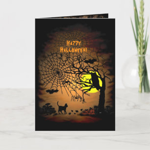 Halloween Natten, Happy halloween! Tack Kort