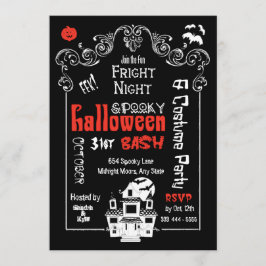 Halloween-nattinbjudningar Inbjudningar