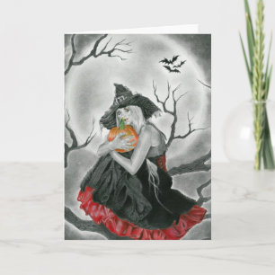 halloween-nattkort kort