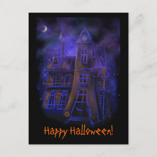 Halloween Nattvykort Vykort