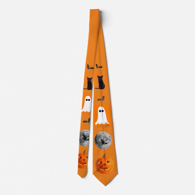 Halloween Neck Tie Slips (Baksida)