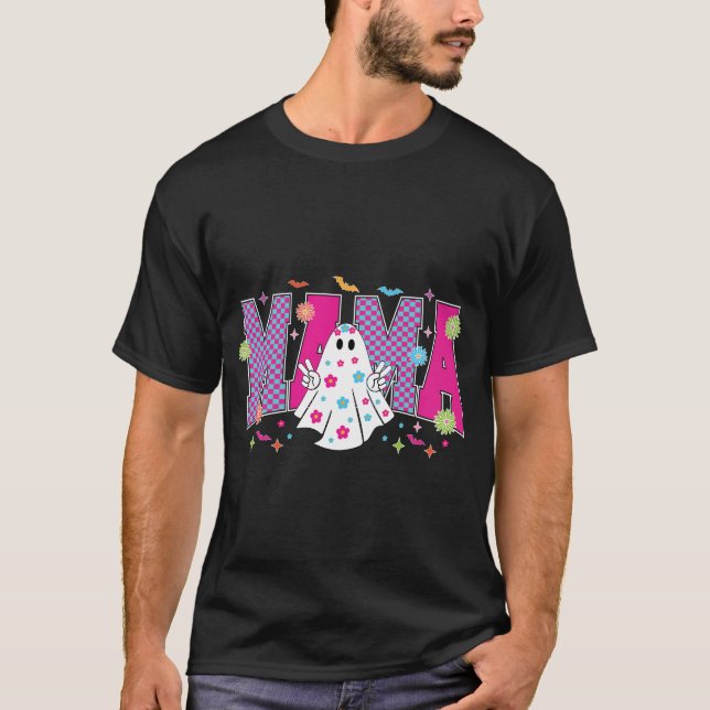 Halloween Neon Mamma Mini T Shirt (Framsida)