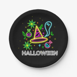 Halloween Neon Se hur Ghost Webben Party 7"