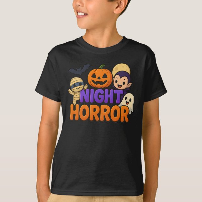Halloween Night Horror Cute Clothes Unisex T Shirt (Framsida)