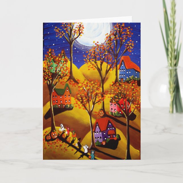 Halloween Night Kort (Framsida)