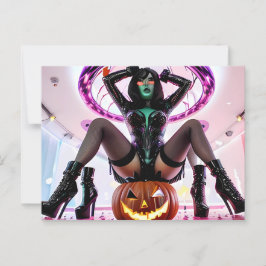 Halloween Night Lifer Vykort