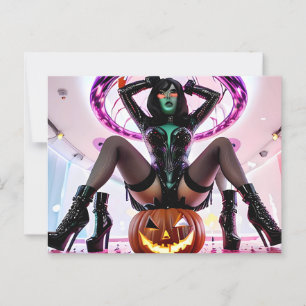 Halloween Night Lifer Vykort