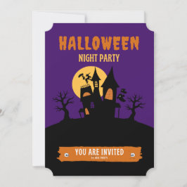 Halloween Night Party Inbjudan
