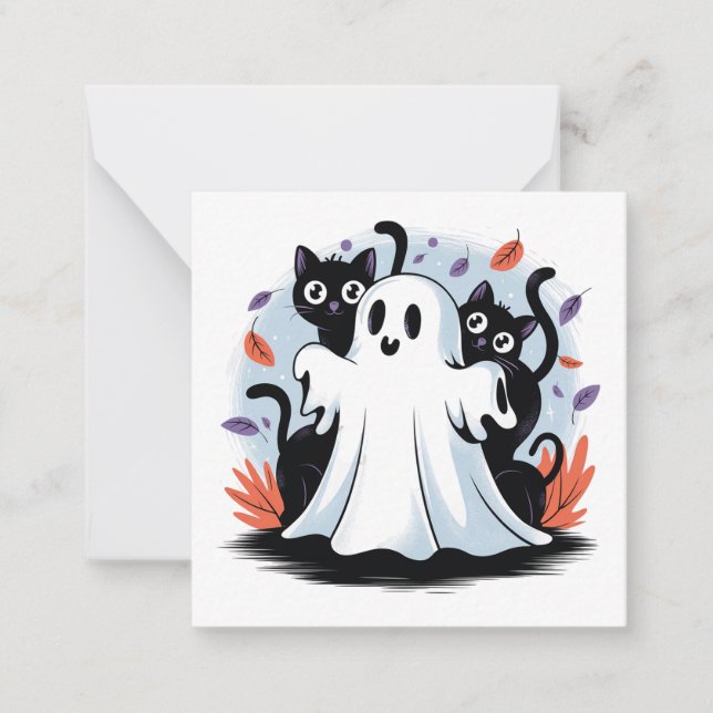 Halloween Night Prowl Anteckningskort (Framsida)