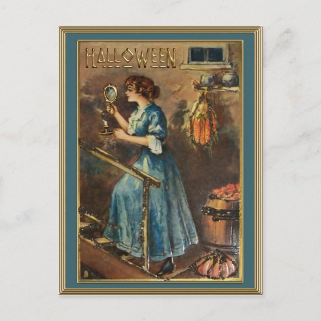 Halloween Night Vykort (Framsida)