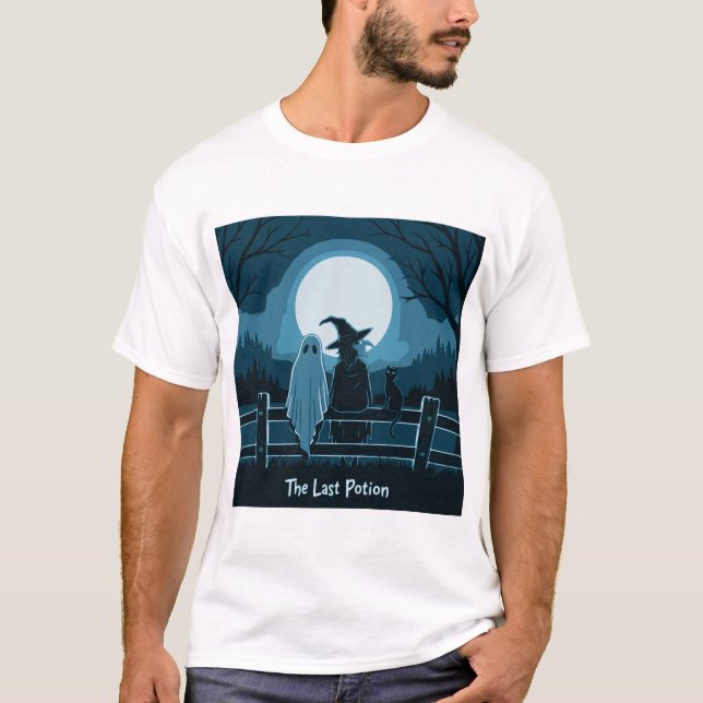 Halloween Night Witch Ghost Black thanksgiving T Shirt (Framsida)