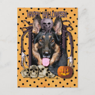 Halloween Nightmare - German Shepherd - Kuno Vykort