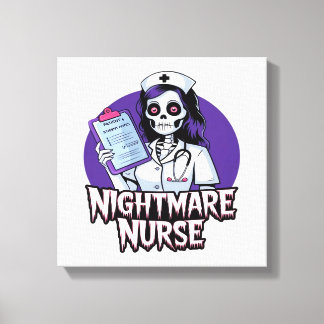 Halloween Nightmare Nurse Classic T-Shirt Canvastryck