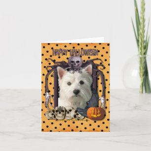 Halloween Nightmare - Westie Kort