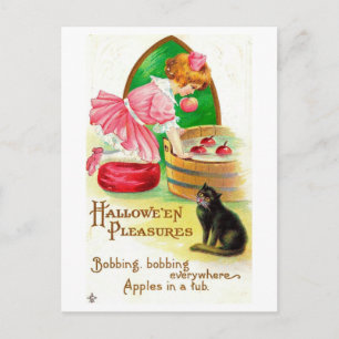 Halloween Nöje, Vintage Vykort