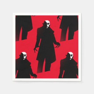 halloween nosferatu pappra blöjor pappersservett
