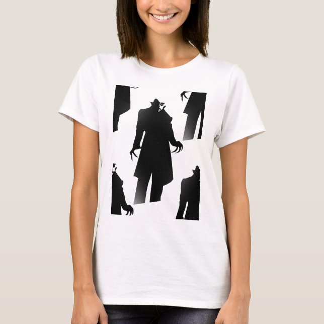 halloween nosferatu t-shirt (Framsida)