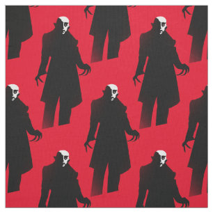 halloween nosferatu-väv tyg